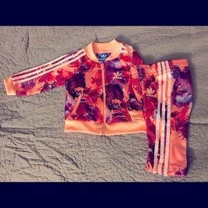 Adidas infant tracksuit (sz 3-6mo)